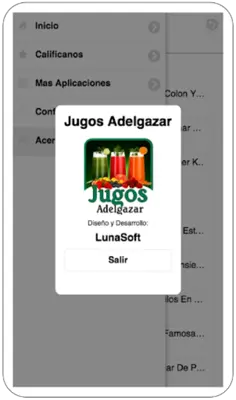 Jugos para Adelgazar android App screenshot 0