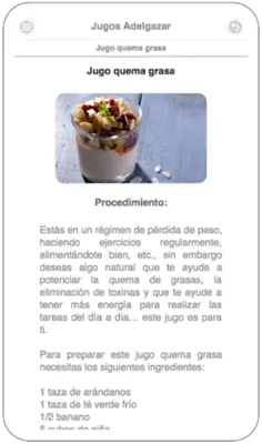 Jugos para Adelgazar android App screenshot 3