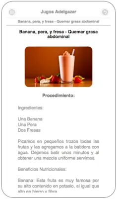 Jugos para Adelgazar android App screenshot 4