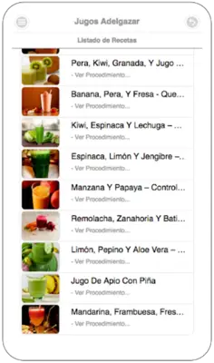 Jugos para Adelgazar android App screenshot 5